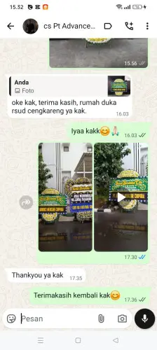 Testimonial Papan Bunga Pernikahan meulaboh